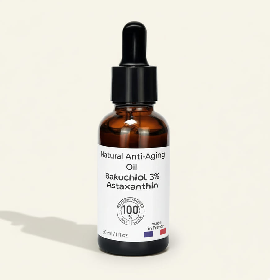 Anti aging szérum - 3% Bakuchiollal  Ferm3™  technológiával -  Retinol alternatva  irritáció nélkül gyönyörű egészséges bőr.